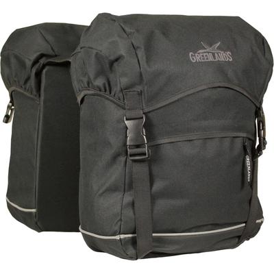 Fahrradtasche "Greenlands Doppel Tasche Travel", schwarz, GREENLANDS BICYCLE BAGS, Taschen, B/H/T: 30cm x 37cm x 17cm, Polyester, B:30cm H:37cm T:17cm