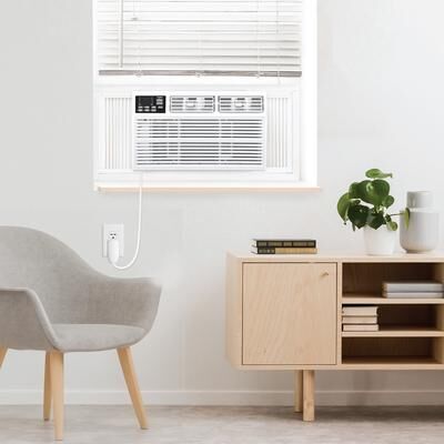 Whirlpool 12,000 BTU 230V Window-Mounted Air Conditioner with Supplemental Heat & Remote Control, up to 550 sq. ft.