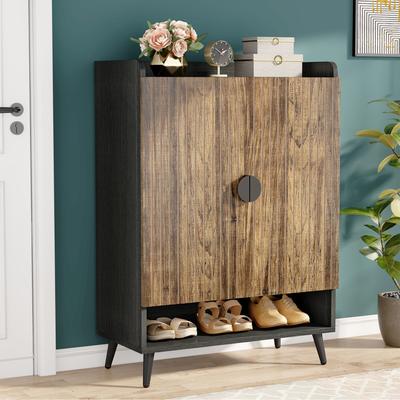 Bluebell 7-tier Shoe Storage Cabinet with Doors, Shoe Organizer Rack for Entryway, Bedroom, Living Room