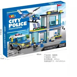 Baustein-Set – Stadtpolizei, 497-tlg.