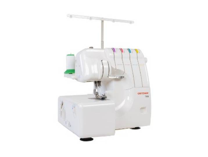 Gritzner 788 Overlock mit LED Licht + 5 praktische Nähfüße aus dem Sonderzubehör + Abfallbehälter + E-Book meine Overlock -> aktuellstes Modell