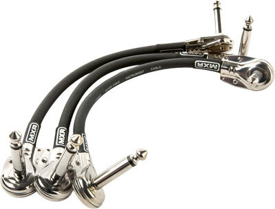 MXR 6 Inch Patch Cable 3 Pack Black
