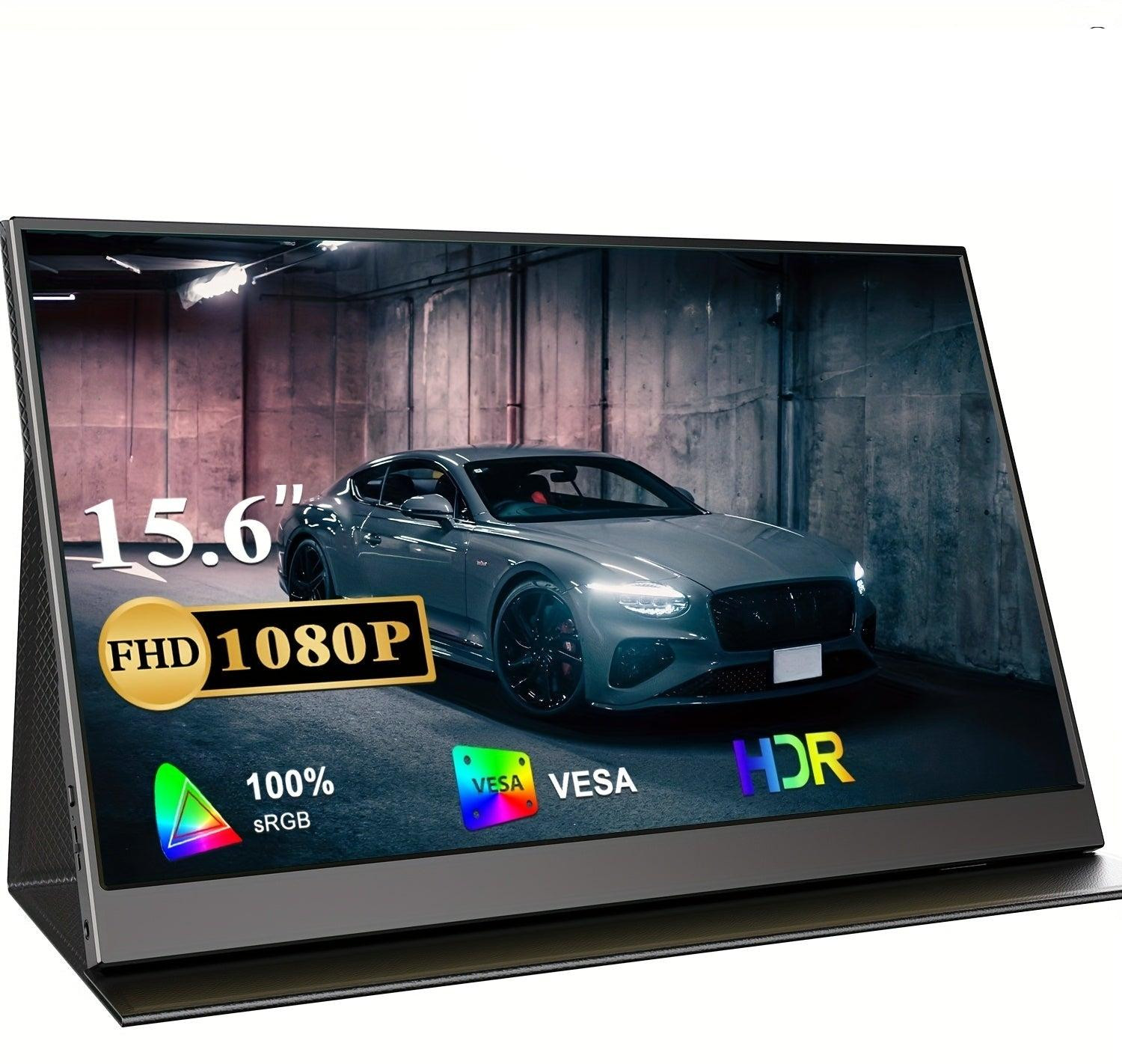 Selius Portable Monitor 15,6 Inch Full HD USB-C Draagbaar Scherm