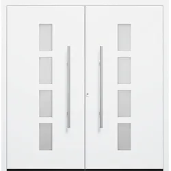 Hörmann Aluminium Haustür TopComfort Portal Motiv 501, 2-flügelig
