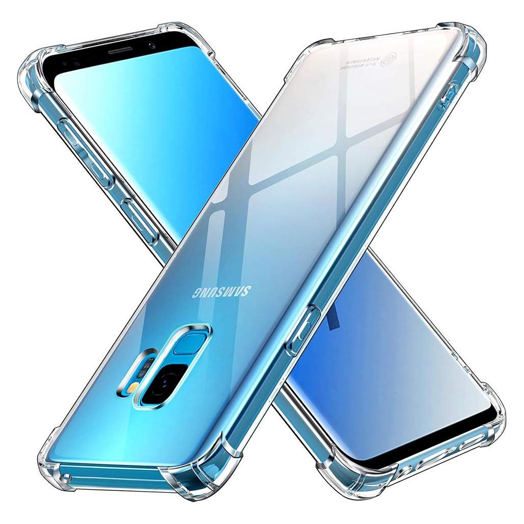 Techsuit - Shockproof Clear Silicone - Samsung Galaxy S9 - Clear (Samsung Galaxy S9) (56344235)