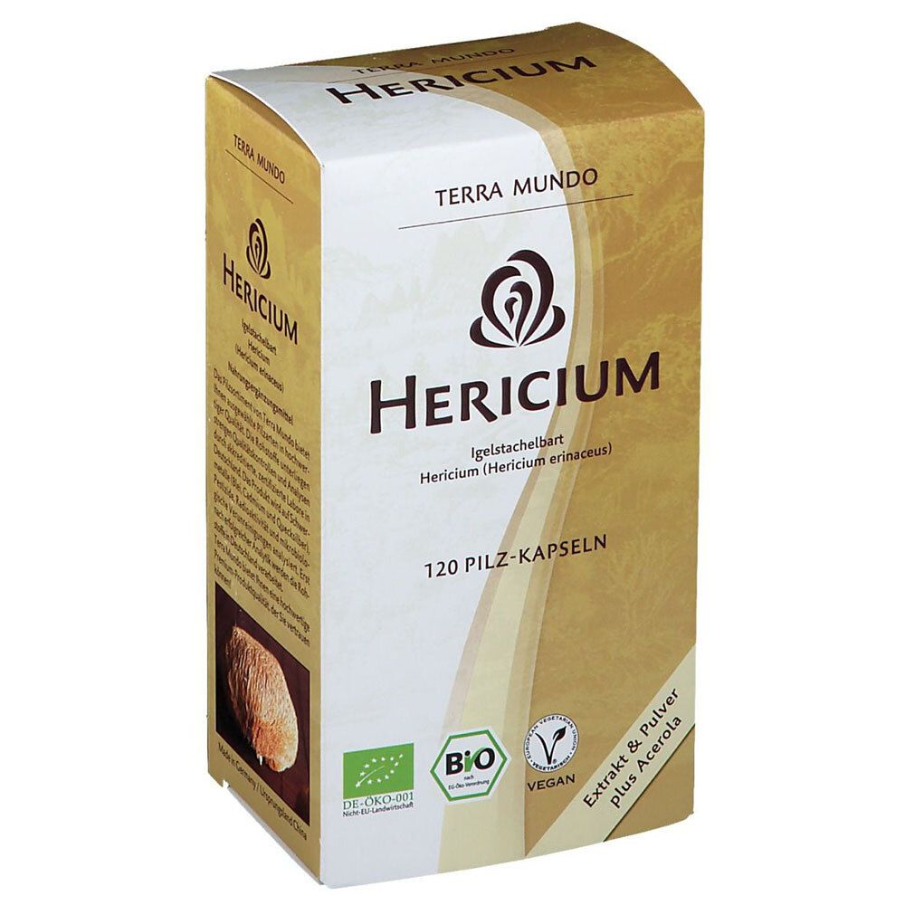 Hericium Vitalpilz Bio Terra Mundo Kapseln 40 St