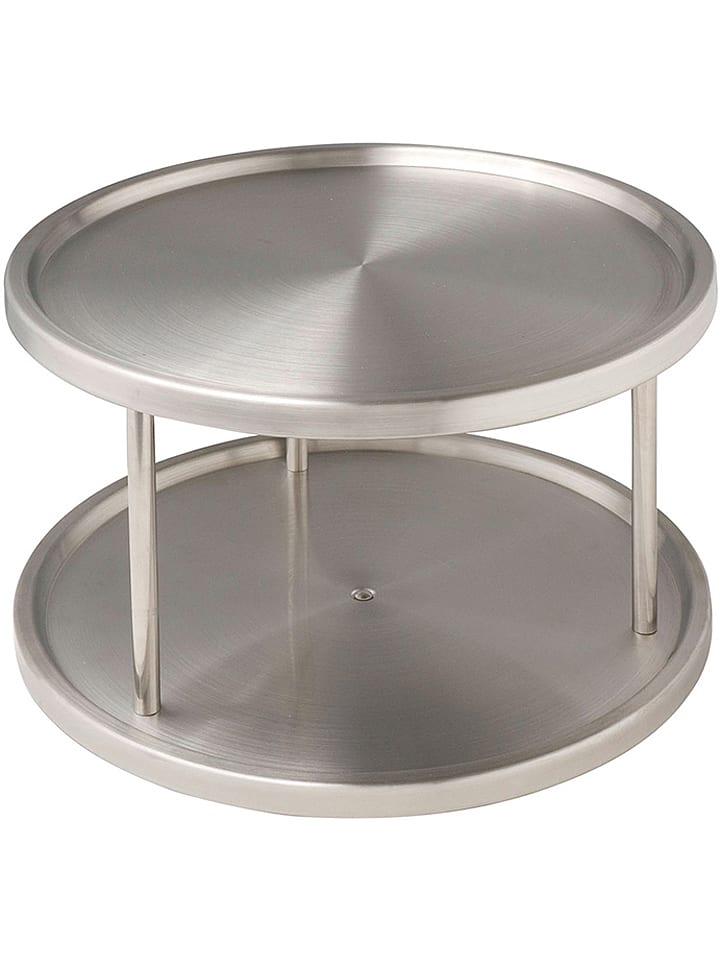Wenko Schrankrondell "Duo" in Silber - (H)15,5 cm - onesize