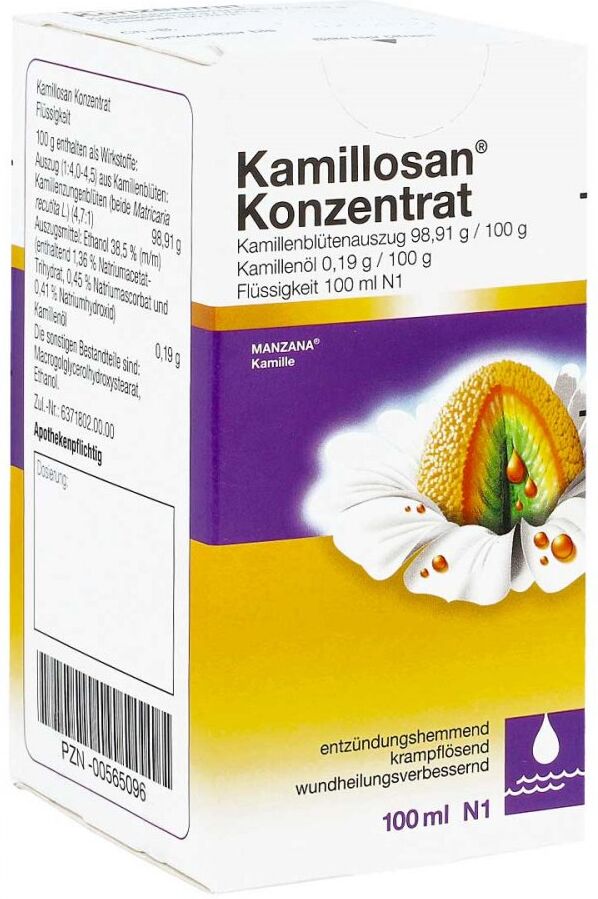 Kamillosan Konzentrat: Erkältungsmittel Mundspülung, Inhalation