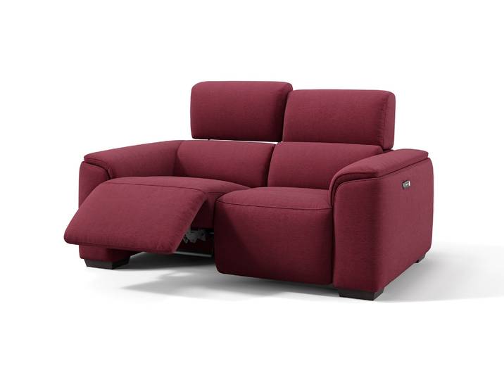 Stoff Relaxcouch CALVERA 2-Sitzer Stoffgarnitur Relax Sofa