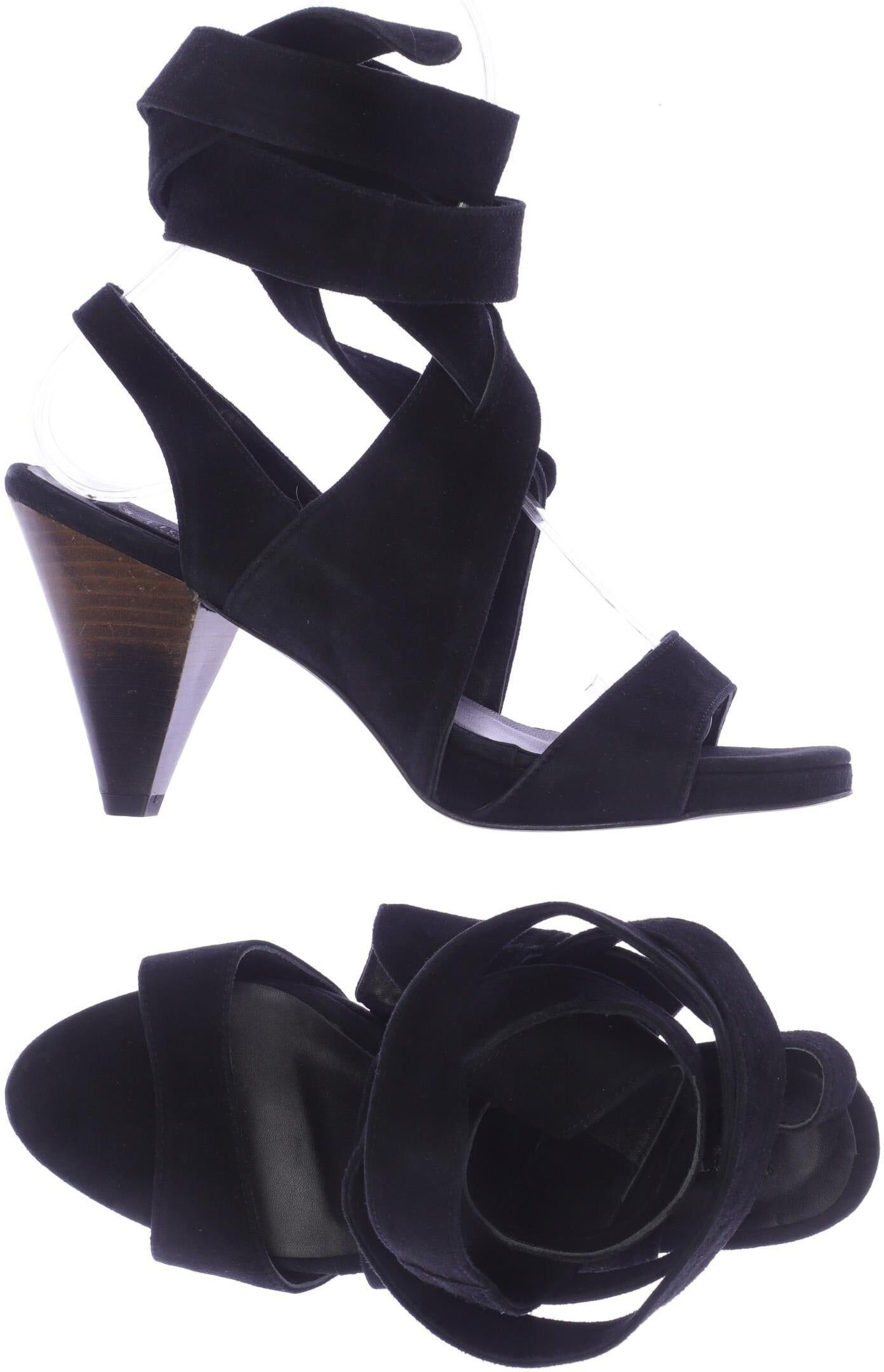 Tiger of Sweden Damen Sandalen, Schwarz, Gr. EU 38, Leder - Second Hand