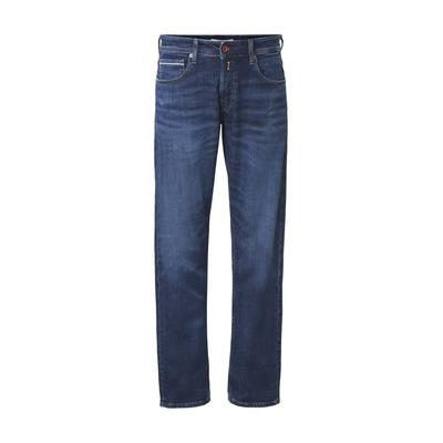 Straight-Jeans REPLAY "Replay GROVER", Herren, Gr. 32/32, Länge 32, dunkelblau, 99% Baumwolle, 1% Elasthan, unifarben, normal, Jeans Straight-Jeans