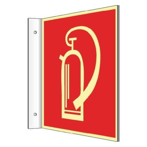 HP Autozubehör Fahnenschild L148xB148 mm blanko weiss für Folienschilder Kunststoff (65757)