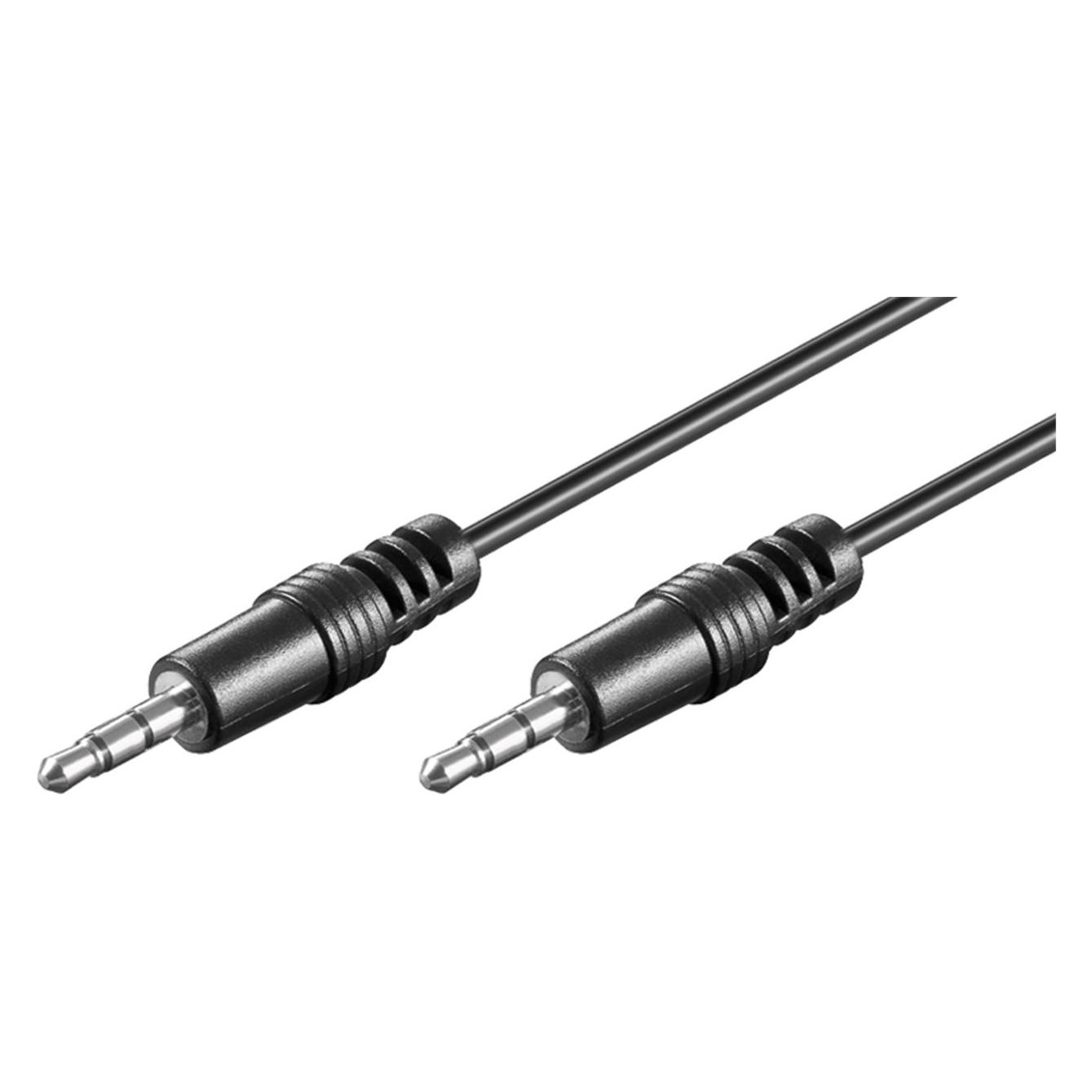 Goobay Audio Verbindungskabel AUX, 3,5 mm stereo, CU (5 m, AUX Kabel) (51660)