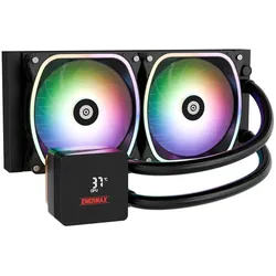 Enermax Aquafusion II 240 mm Prozessor All-in-One-Flüssigkeitskühler 12 cm Schwarz