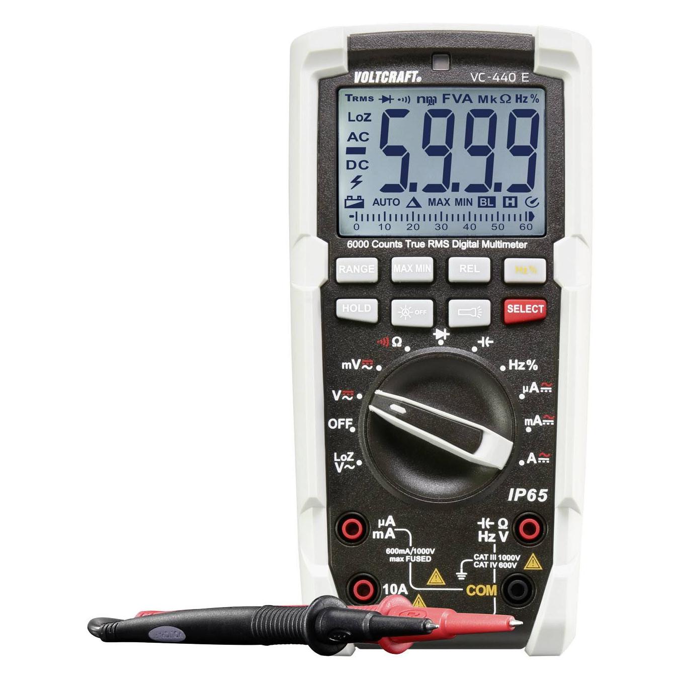 Voltcraft Hand-Multimeter (CAT III 1000V, CAT IV 600V, Hand-Multimeter) (VC-440 E)