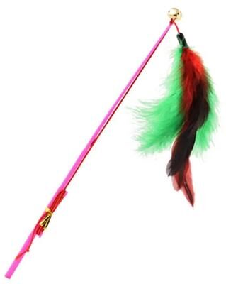 Uplift Picks Interactive Feather Cat Wand Toy With Bells For Kitten Exercise And Play Interactive Feather Cat Wand Toy With Bells For Kitten Exercise And Play