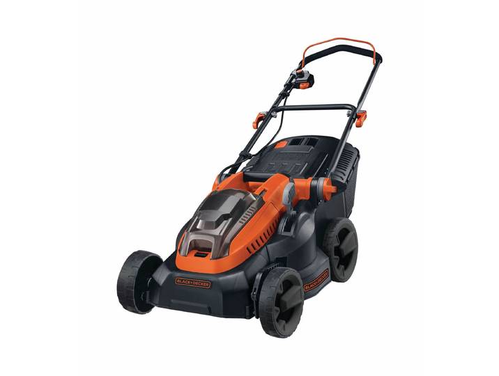 Black&Decker 36V 38cm Akku-Rasenmäher mit 2x2,5 Ah Akkus
