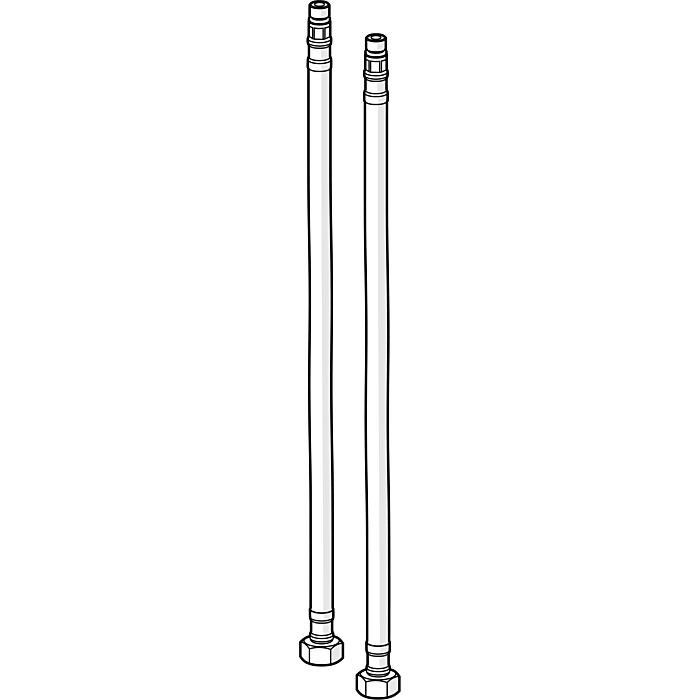 Hansa Anschlußschlauch 59914718 59914718 L=430, G3/8-M8x1 LH