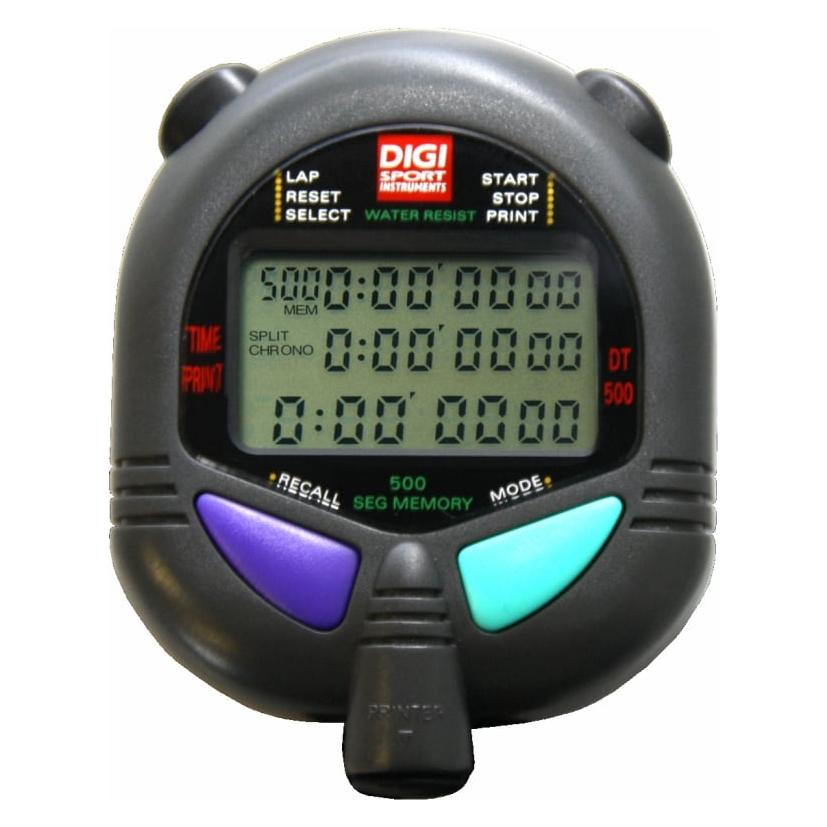 Digi Sport DIGI PC-110/111 Stoppuhr, Grau, 7,1 cm, 500 Speicherplätze, 6 cm (1219)