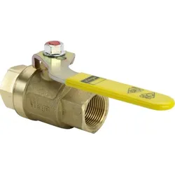 Gasmuffen-Kugelhahn VIEGA G2101, 525934 1/2" IG, schwer, abschliessbar, plombierb