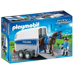 PLAYMOBIL® 6875 Berittene Polizei mit Anhänger