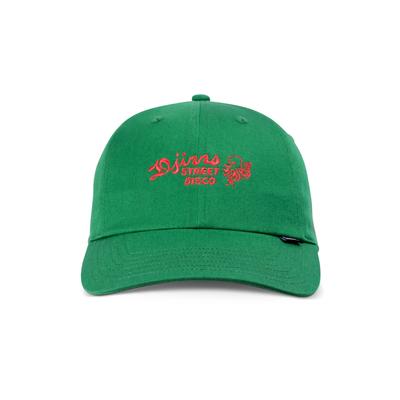Flex Cap DJINNS "Djinns Dad Cap Street Disco", Gr. onesize, grün, 100% Baumwolle, Caps