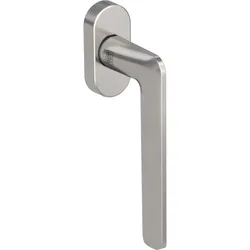 GRIFFWERK Fenstergriff REMOTE -Samtgrau Fensterolive -unverschließbar links Stiflänge 7x42mm