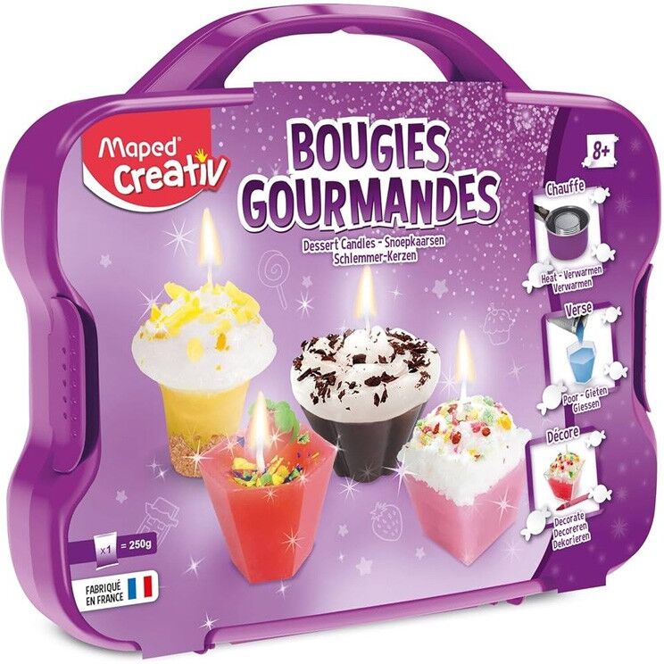 Mallette Bougies Gourmandes à confectionner - Maped Creativ
