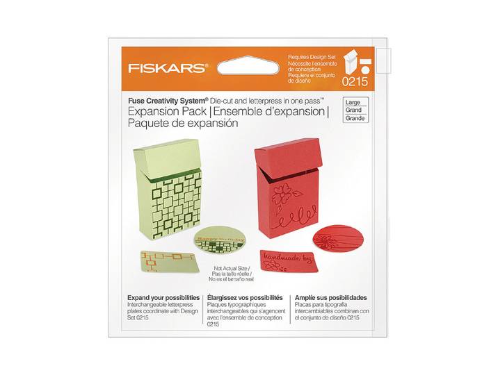 Fiskars Large Design Plate Expansion Pack Treatbox 2 Stück