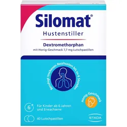 SILOMAT Hustenstiller Lutschpastillen Honiggeschmack 40 St