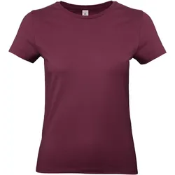 B&C Schweres Damen T-Shirt #E190 TW04T burgundy M