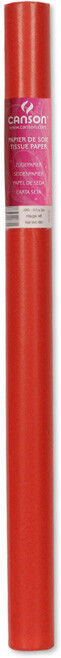 Rouleau de papier de Soie Art & Crafts rouge 50cmx5m 20 g/m² - Canson