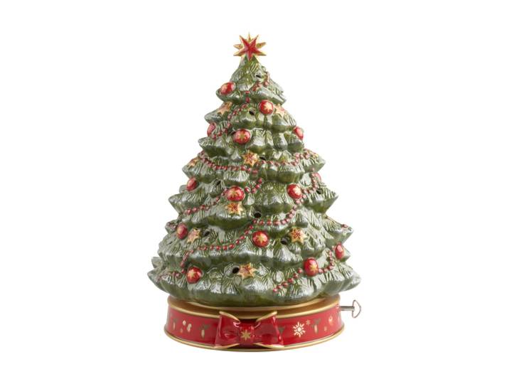 Villeroy & Boch Sapin de Noël Toy s Delight avec boîte à musique Blanc-rouge'