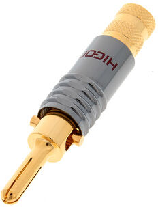 Hicon Banana Plug Red BM08 rouge