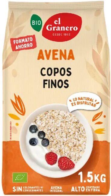 El Granero Integral Flocos Finos de Aveia Integral Bio 1.5 Kg