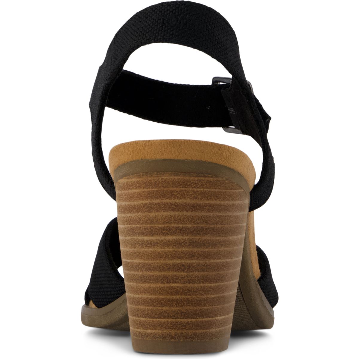 Toms Majorca Ankle Strap black melange woven 37 10022539-37