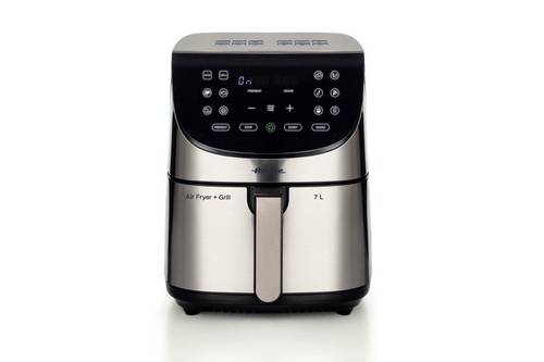 Ariete Heißluftfritteuse 7l Antihaftbeschichtung, BPA-frei, digitaler Timer, für Lebensmittel, Heißluft-Funktion, LCD-Display