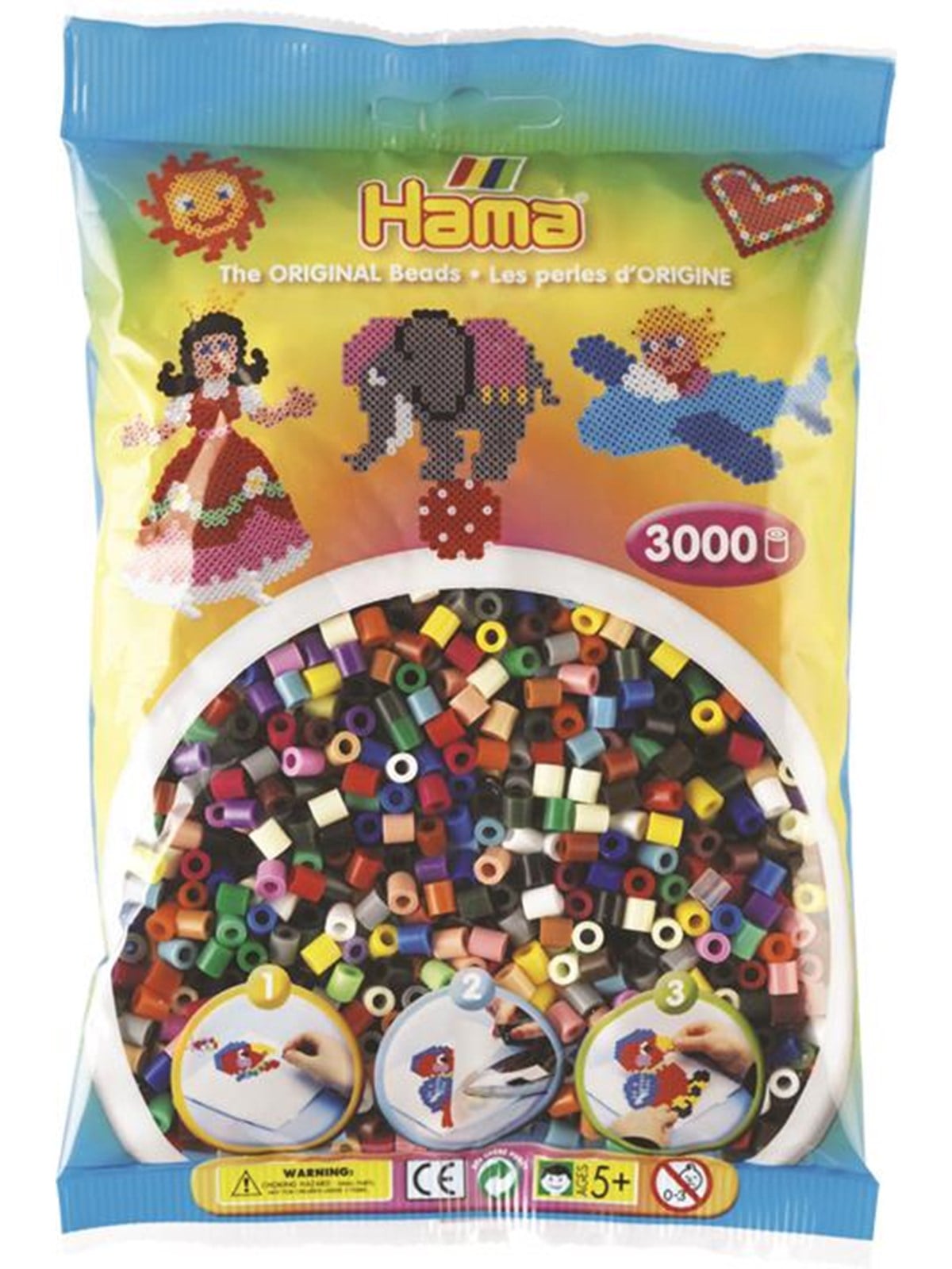 Hama Ironing Beads Mix 3000 pcs