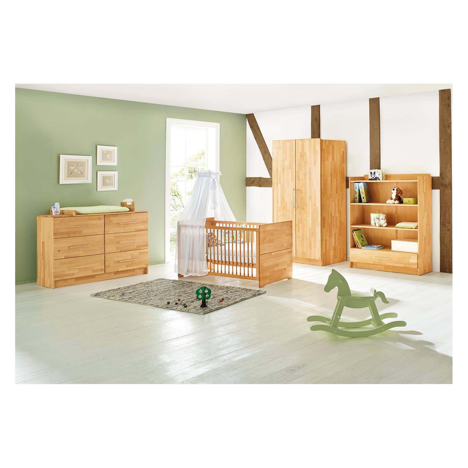 Pinolino Natura extrabreit (Babybett, Kinderkleiderschrank, Wickelkommode) (102174X)