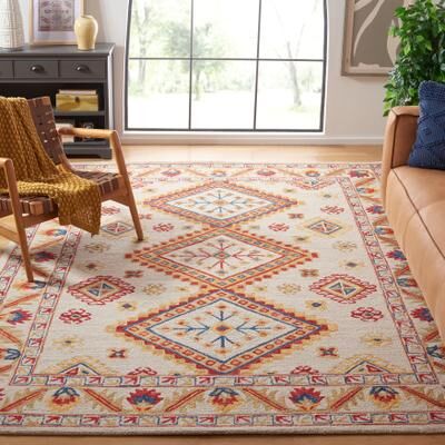 SAFAVIEH Handmade Aspen Ila Boho Tribal Wool Rug
