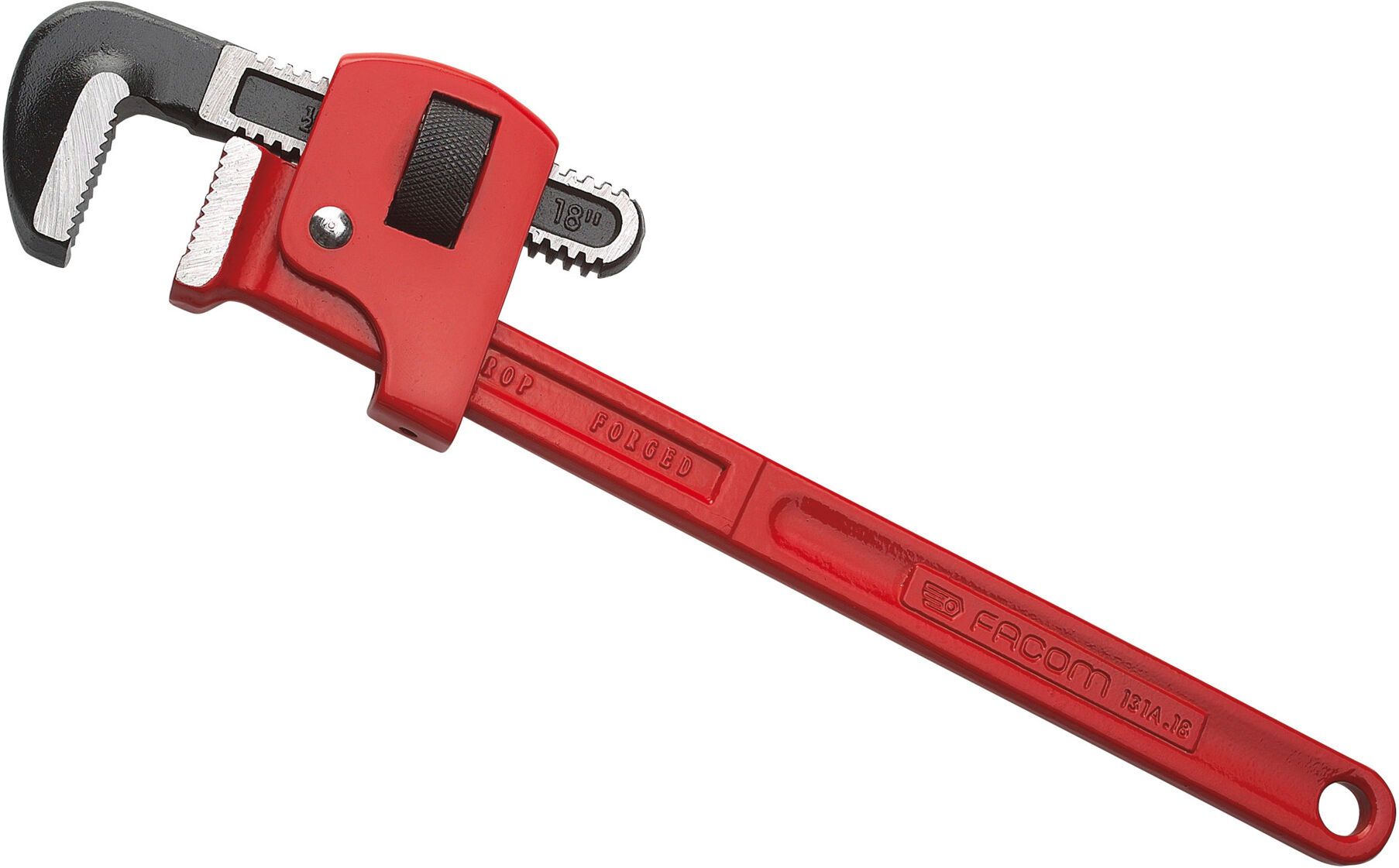 Facom Rohrzange, Stillson-Modell Stahl Spannweite max. 60 mm (131A.18)