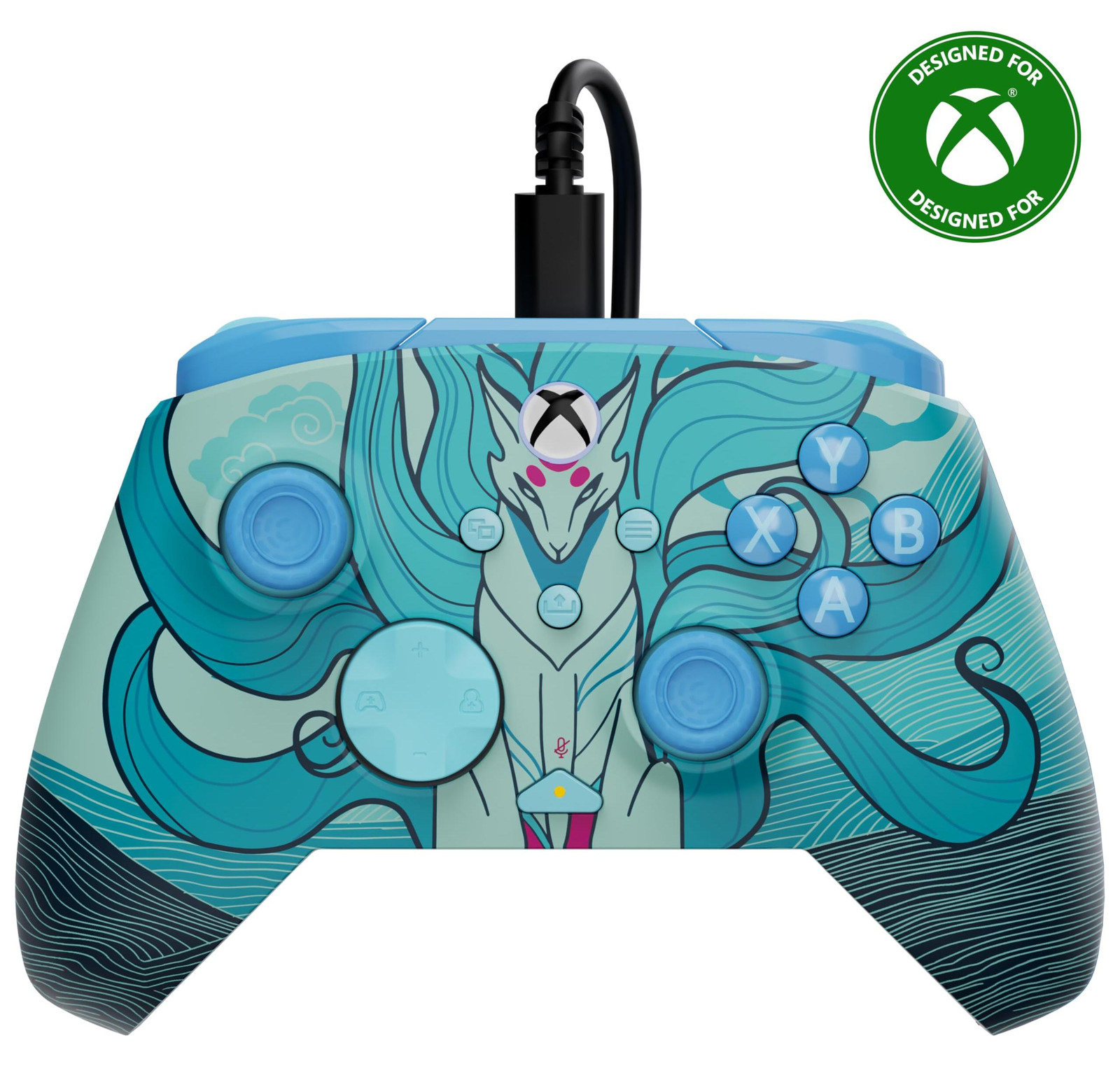 Turtle Beach Rematch Advanced Wired Gamepad voor Xbox en PC - Blue Kitsune