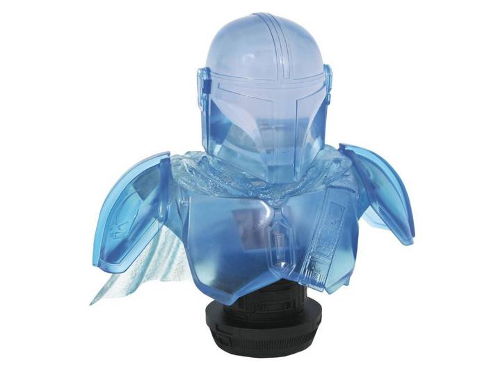 Diamond Select Actionfigur SDCC 2021 STAR WARS MANDALORIAN L3D LIGHT FEATURE 1/2 BÜSTE