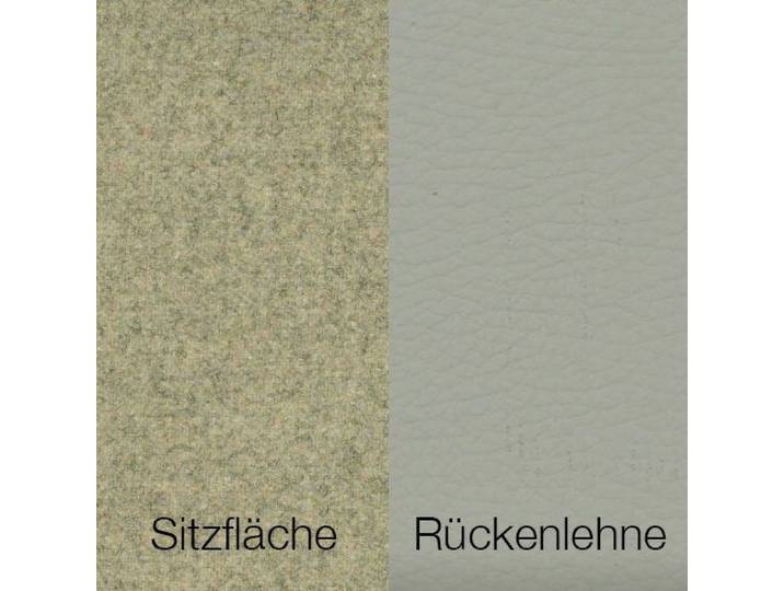 Contur Einrichten Penthouse Armlehnstuhl mit Schlittenfuß - Textilgewebe Future Kiezel &amp; Leder Tendens Kiezel - Standard Modern