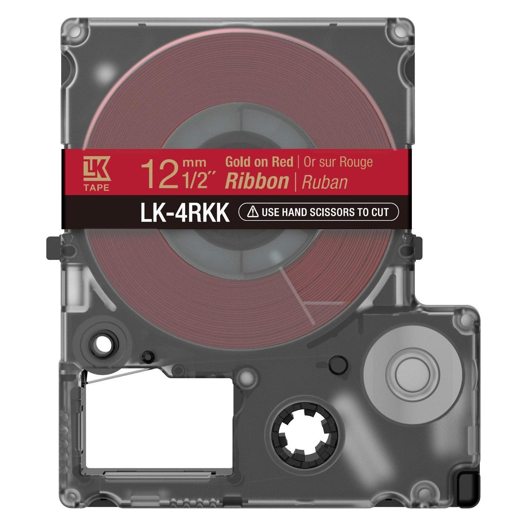 Epson Etikettenkassette Lk-4rkk (1.20 cm, Gold) (C53S654033)