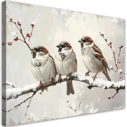 LEINWANDBILD Weihnachten 90x60cm