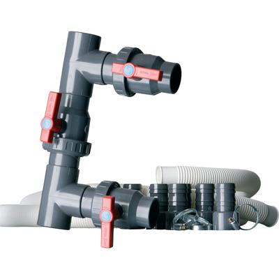 Absperrventil GRE "Bypass Kit AR2000", schwarz, Kunststoff, Absperrventile, zur Installation einer Wärmepumpe, Heizung oder eines Salzchlorinators