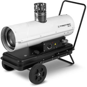 Trotec Heizlüfter IDE 20, bis 20000 Watt, Ölheizgebläse mit 24 L Tank, Spritzwasserschutz, 600 m³/h