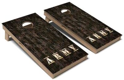 Skip's Garage Army Black Flag Cornhole Board Set