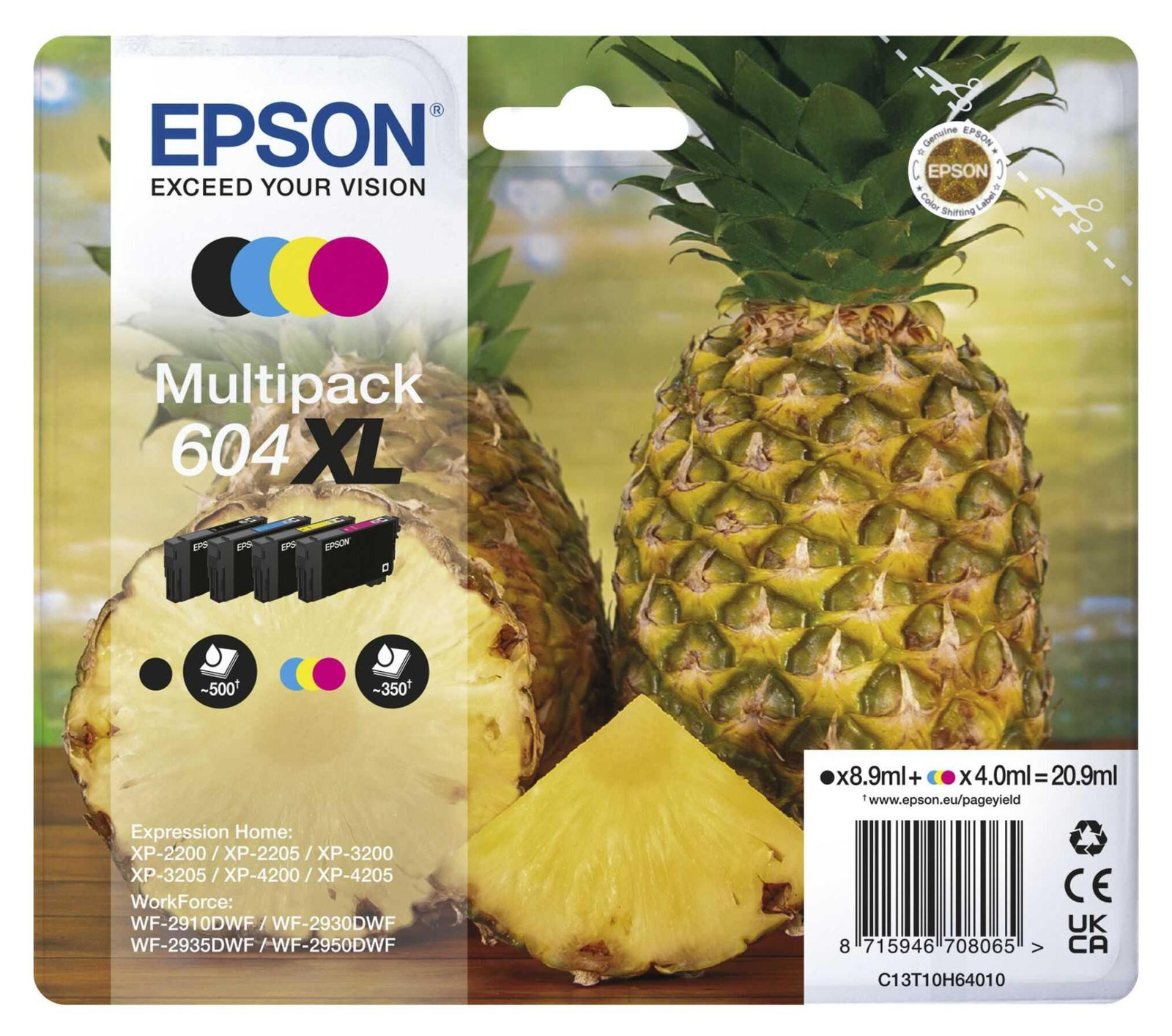 Epson Multipack 604XL Inkt 4 Kleuren